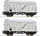 Set vagona mallrash Roco 77027, 2 copë, H0, DR