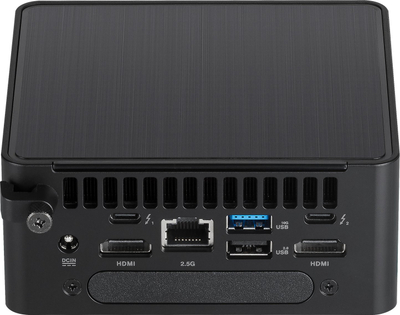 Mini PC ASUS NUC 14 Pro NUC14RVHi3, Intel Core i3, i vogël kompakt, ngjyrë e zezë