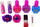 Set bukurie lodër Leantoys Magical Unicorn, me valixhe, për kalamaj 3+, rozë