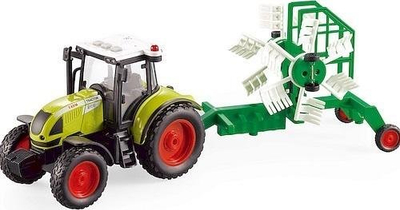 Lodër traktor që flet Smily Play, me rimorkio, me drita edhe zëra, shumëngjyrësh