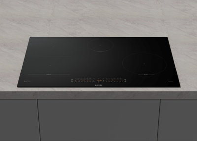 Pianurë me induksion Gorenje GI8432BSCWF, 4 zona, kontrolle Slider, e zezë