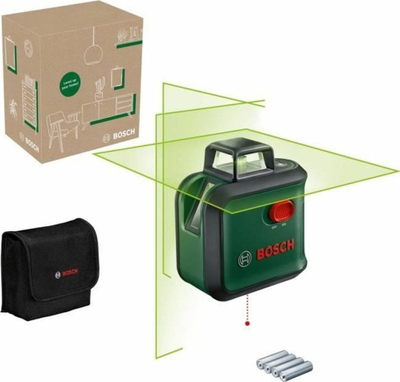 Lazer niveli Bosch Advanced 360, rreze 12m, 360°, i gjelbër