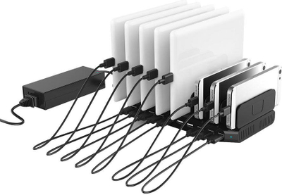 Karikues shumëport Lindy 73309, 10x USB A, 2.4A, i bardhë