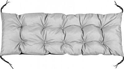 Jastëk kopshti për bankë me paleta europiane Garden Bench, 120x40 cm, Codura që s’e zë uji, gri e hapur