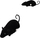 Lodër mi mekanik Flocked Wind-Up Mouse, me rrotulla, MIX ngjyra