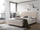 Dyshek Memory Foam Glee Medium, 180 x 200 cm, Super King, i bardhë gri