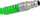 Zorrë ajri spirale Rockforce RF-1410-15Green, 10mm, 15m, e gjelbër