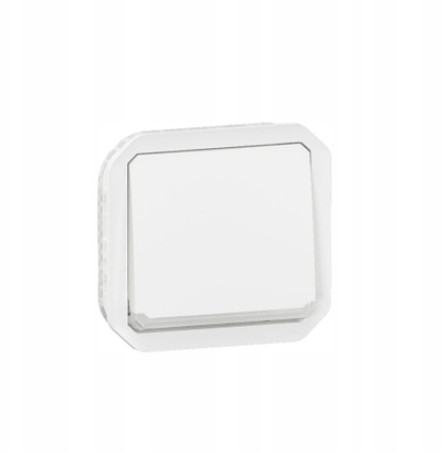 Ndërprerës sipërfaqësor Legrand Plexo New 069627L, IP55 IK08, 10A 250V, i bardhë