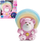 Lodër projektor për fëmijë Chicco Bear With Rainbow, me dritë ylberi, melodi relaksuese, rozë