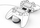 Stacion karikues Speedlink Jazz për PS5, USB, 2 gamepad, i bardhë