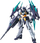 Model plastik Bandai Gundam AGEII Magnum MG, 1/100, për me e montu vetë