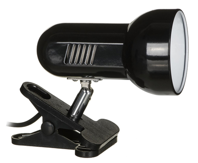 Lampë tavoline Activejet AJE CLIP LAMP, kapëse, E27 60W, e zezë