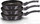 Set tigana Berlinger Haus Carbon Pro, 3 copë, 20 cm, 24 cm, 28 cm, të zi