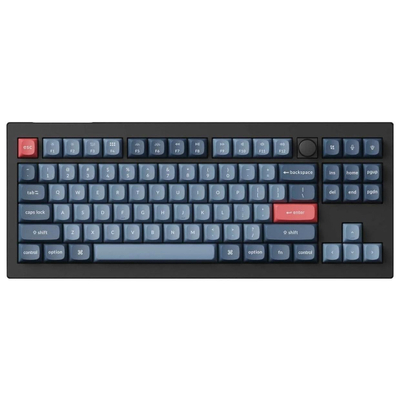 Tastierë Keychron V3 Max TKL (80%), Brown Switch, e zezë