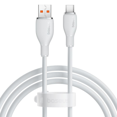 Kabllo karikimi Baseus Pudding Series, 100W, USB në Type C, 1.2m, e bardhë