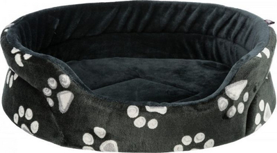 Shtrat për qen e mace Trixie Jimmy, oval, 85x75cm, i zi