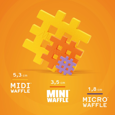 Set ndërtimi Marioinex Wedel Mini Wafers RWD-13, 120 copa, për kalamaj 6+