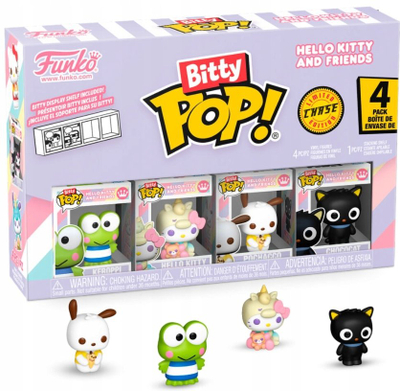Set figurina Funko Bitty POP Sanrio Hello Kitty and Friends, 4 copë, vinil, shumëngjyrëshe