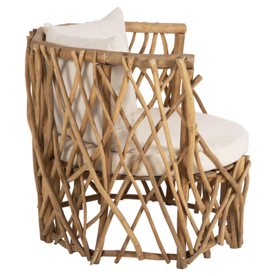Kolltuk Kaan 95x89x80Hcm (HM5994), bardhë