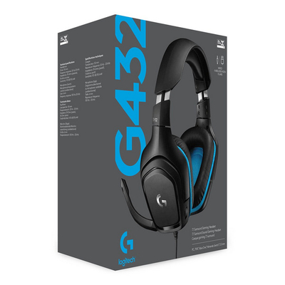 Kufje Logitech G432, të zeza