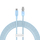 Kabllo USB C Baseus Explorer, Type C në Type C, 100W, 2m, blu