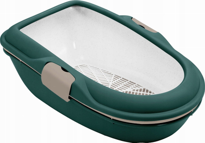 Kuti higjienike për mace Stefanplast Quick Cleaning, plastike, gri blu