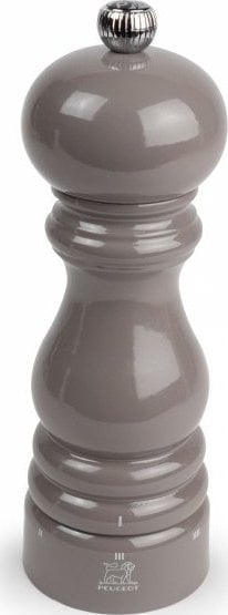 Mulli me dorë për piper Peugeot Paris u'Select, 18 cm, dru, gri taupe