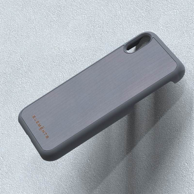 Futrollë telefoni Nordic Elements Original Gefion për iPhone Xr, dru panje, gri