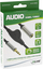 Kabllo audio InLine Jack 3.5mm mashkull në femër, 0.25m, e zezë