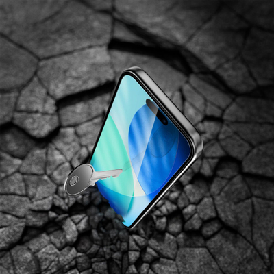 Mbrojtës ekrani 4smarts Second Glass për iPhone 17 Pro, me kornizë montimi, i tejdukshëm