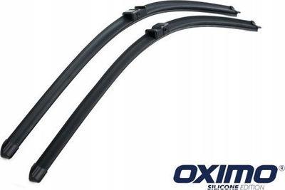 Fshirëse xhami Oximo WAP250300, set përpara, 750mm 700mm, flat, e zezë
