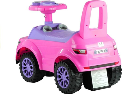 Makina ride-on Leantoys FE-F2A, me drita edhe zëra, rozë vjollcë