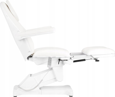 Karrige elektrike kozmetike Sillon Basic Pedi, 3 motorë, me telekomandë, e bardhë