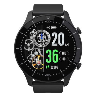 Ora inteligjente Media-Tech Genua MT870, ekran 1.3", Bluetooth Calling, e zezë