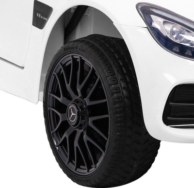 Makina elektrike për fëmijë Mercedes Benz GT, 2 motorë, deri 30 kg, e bardhë