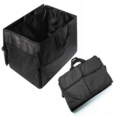 Organizatori i palosshëm për bagazh të veturës Strado, 50x38x26 cm, i zi