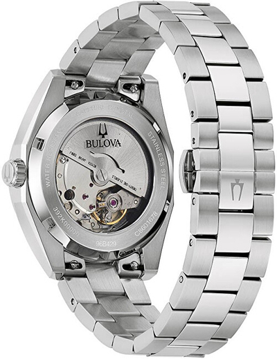 Orë automatike për burra Bulova Surveyor 96B429, ngjyrë argjendi