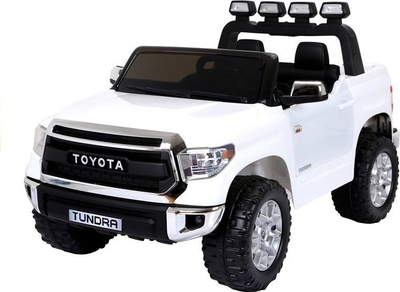 Makina elektrike për kalamaj Toyota Tundra, 12V, me pult 2.4G, e bardhë
