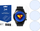 Mbrojtës ekrani 3MK FlexibleGlass Realme Watch S Pro, xham hibrid, transparent
