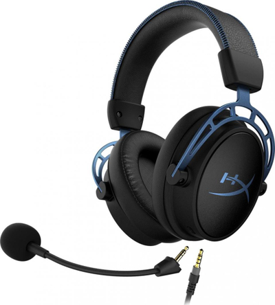 Kufje HyperX Cloud Alpha S (HX-HSCAS-BL / WW), 27,000 Hz, të zeza