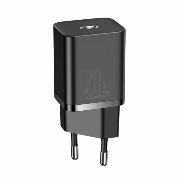 Karikues muri Baseus CCSUP-B01, 1x USB-C, 3A, i bardhë