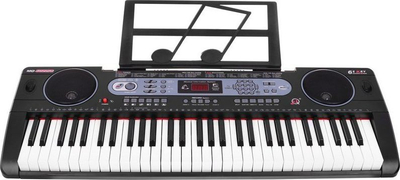 Tastierë elektronike MQ MD-6129, 61 taste, me mikrofon, e zezë