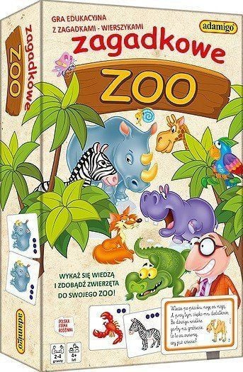 Loja edukative Adamigo Mysterious Zoo Mini, 2 4 lojtarë, 4 vjeç plus, shumëngjyrëshe