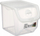 Shportë perimesh plastike, 12L, transparente, e bardhë