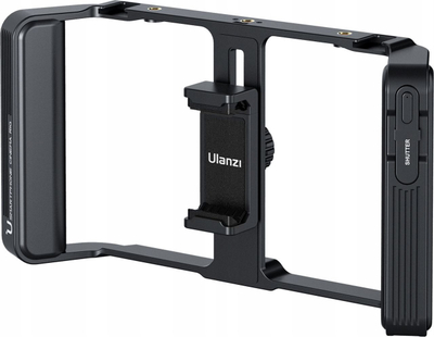Kafaz universal për telefon Ulanzi MA05, telekomandë Bluetooth, rotullim 360°, i zi