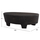 Tavolinë për kafe oval Santorini 100x60x33Hcm (FB918066), zezë