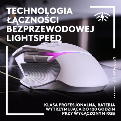 Mayc	Logitech G502 X Plus, бело