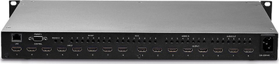 Matricë HDMI Lindy 8x8 18G, 4K 60Hz, me Video Wall Scaling, e zezë