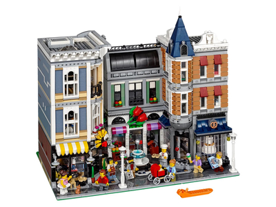 Set ndërtimi LEGO Creator Expert Assembly Square 10255, modular, shumëkatësh, shumëngjyrësh
