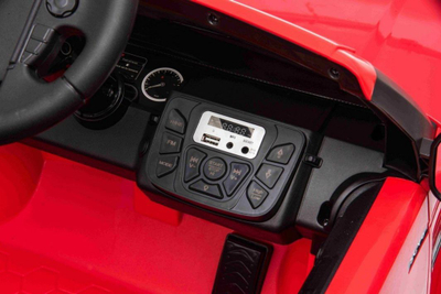 Makine elektrike per femije Ramiz Land Rover Discovery, telekomande, targe dekorative, e kuqe